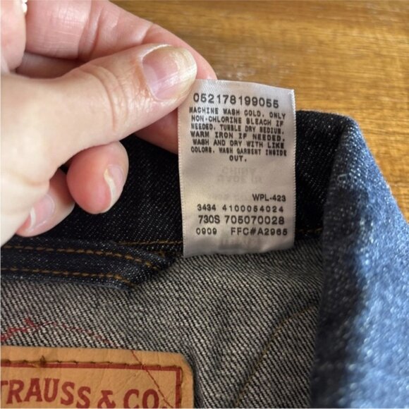 Levi’s Type 3 507 Denim Trucker Jacket w/ Patches & Handwarmers Harley Davidson - Picture 7 of 13